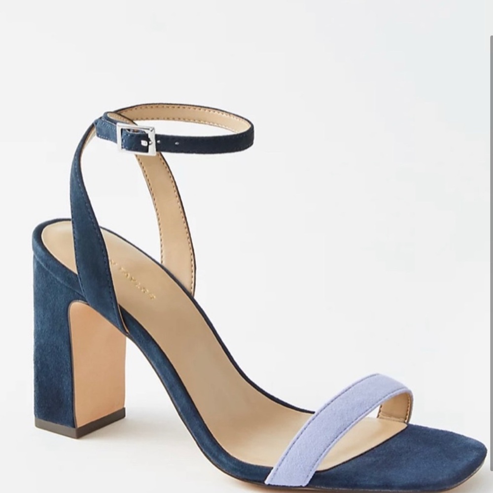 Ann Taylor NWT MISSY SUEDE BLOCK HEEL SANDAL SIZE 11